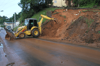 Maraval landslide