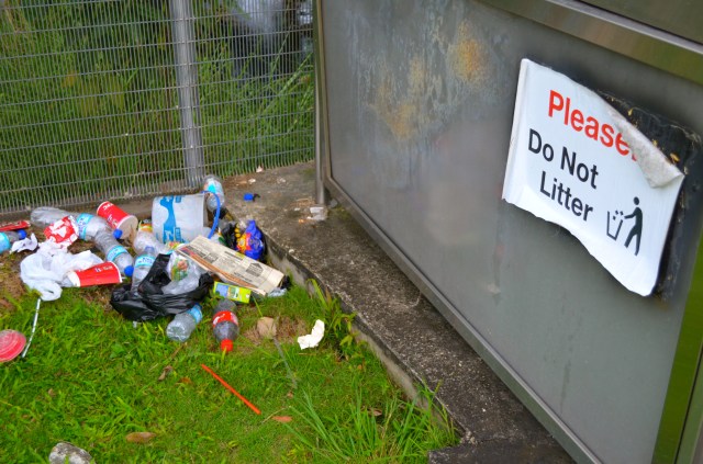 please do not litter