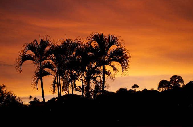 sunset in westmoorings